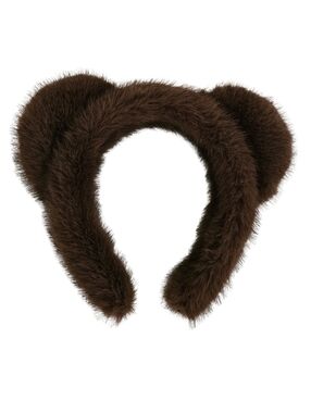 Cute Brown Fur Headband With Cute Coala Ears 🐻